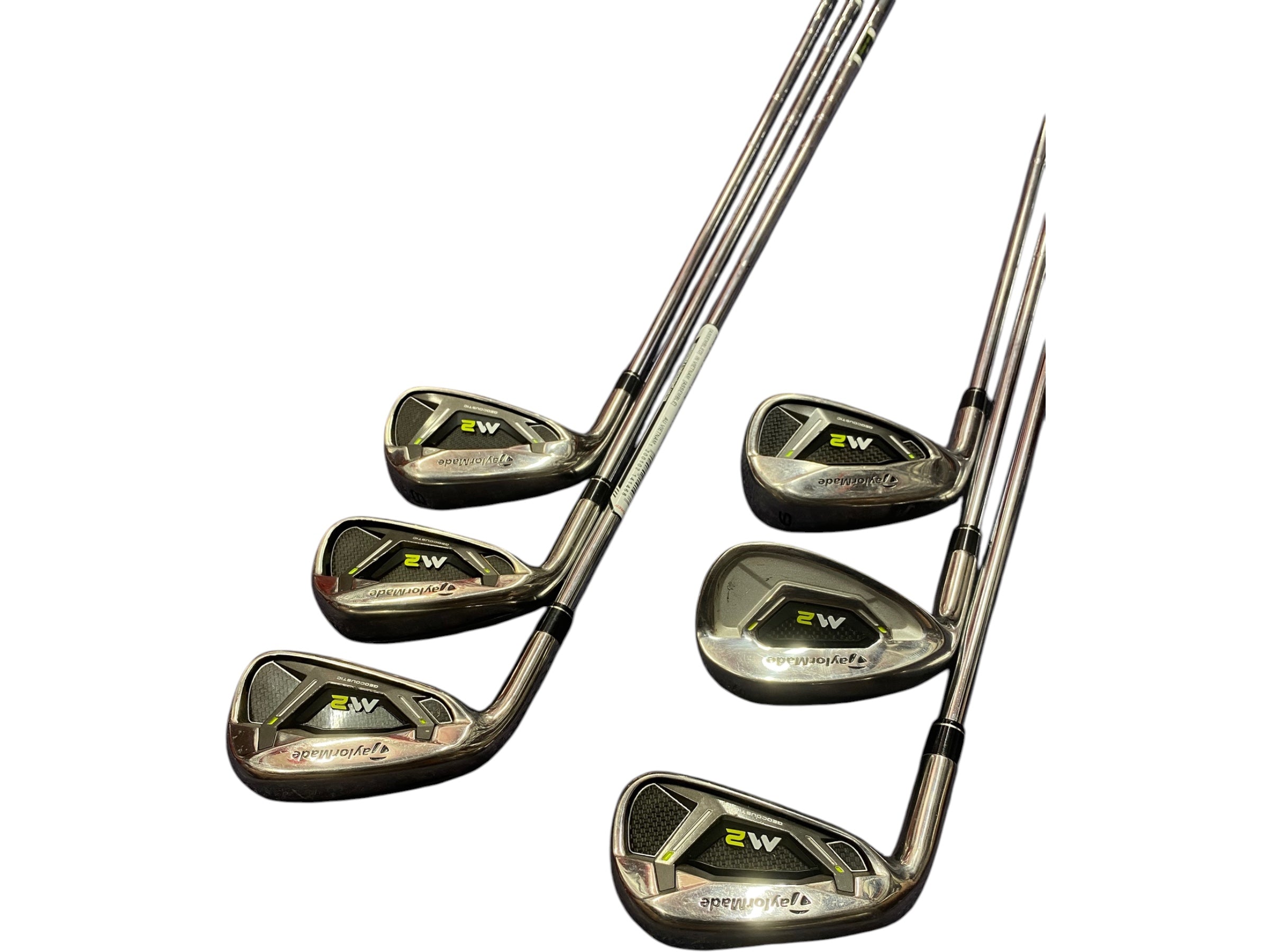 Left Hand Taylormade M2 2017 Irons 5-9+SW / Regular Flex